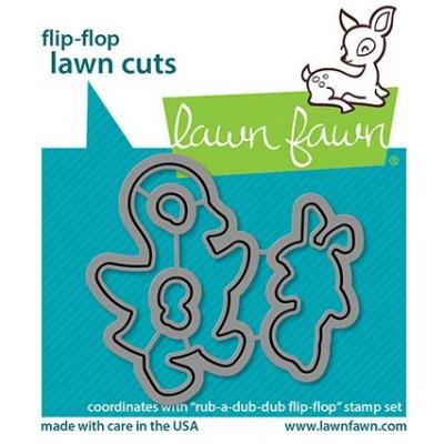 Lawn Fawn Lawn Cuts - Rub-A-Dub-Dub Flip-Flop